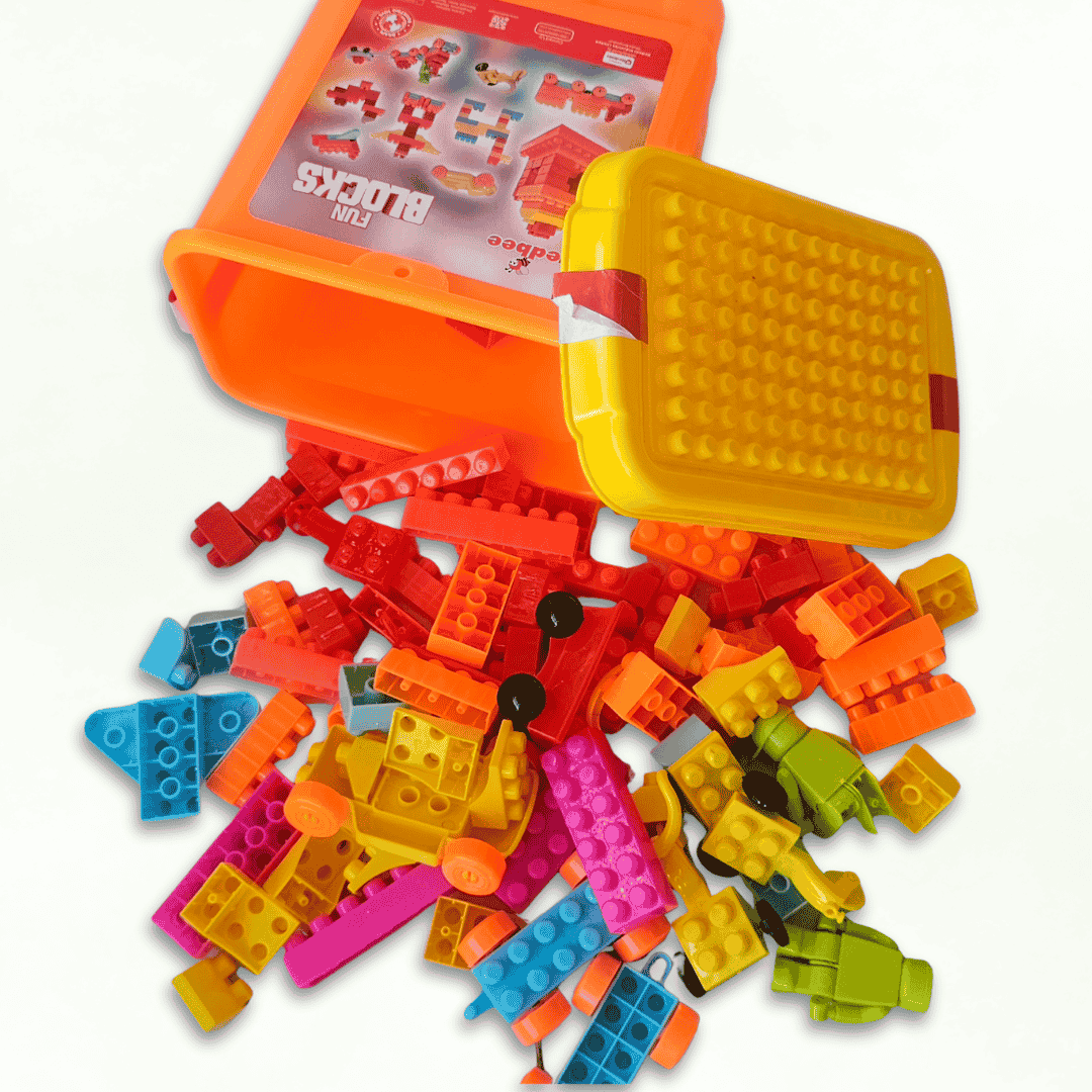 Spiderman skateboard toy 2 Fun Blocks Toy Set with Colorful Building Bricks & Figures - Image 5